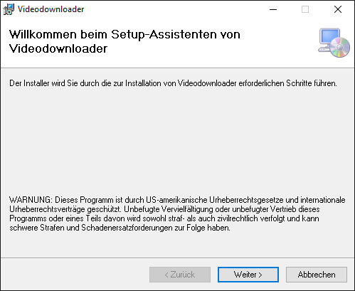 Bild Starte den Setup-Assistenten – Schritt 1
